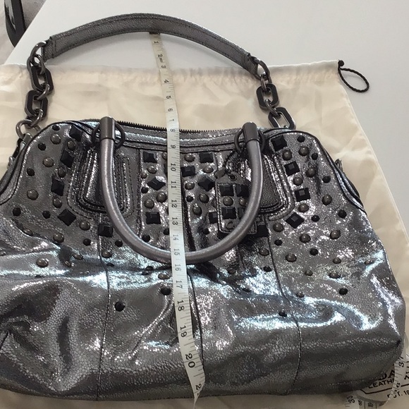 Coach Pewter Studded Bag - Picture 14 of 15